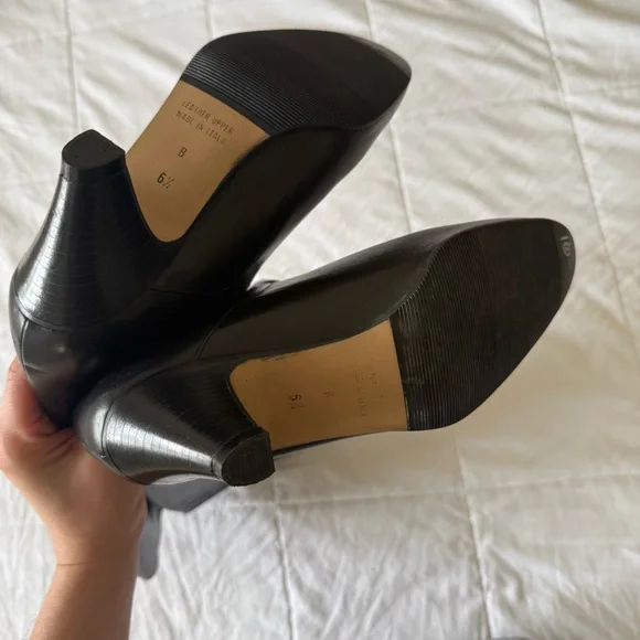 Papagallo Elegant Black Knee-High Women's Boots Size 6.5 - Picture 3 of 6